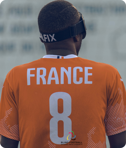 joueur de l'équipe de france n°8 - euroblindfootball